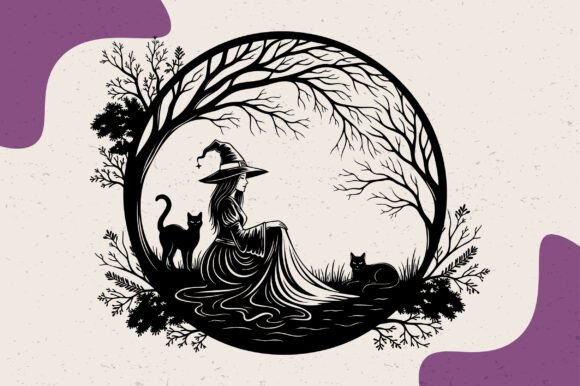 Halloween Witch SVG, Witch SVG, Cricut