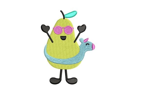 Happy Pear with Unicorn Pool Float