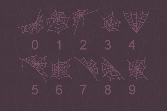Hello Cobwebs Font PNG with transparent background - Preview 1