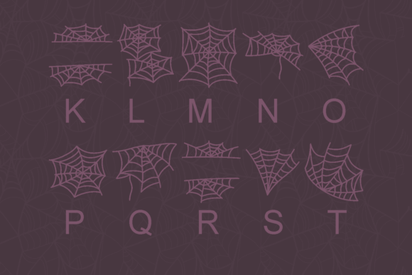 Hello Cobwebs Font PNG with transparent background - Preview 3