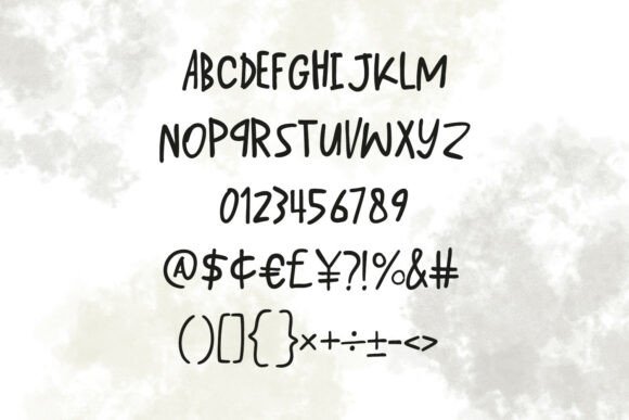 Levand Kastors Font PNG with transparent background - Preview 4