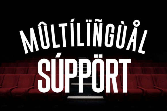 Movie Cover Font PNG with transparent background - Preview 4