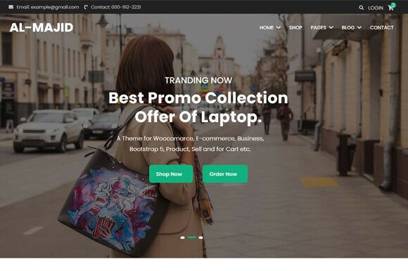 Responsive ECommerce HTML Template
