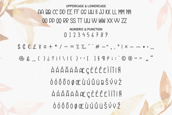 Simple Alpabet Font font preview - 6