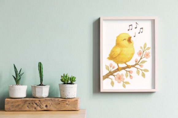 Springtime Singing Chick