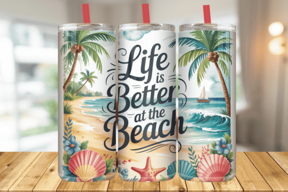 Tropical Vibes Everyday Tumbler Wrap
