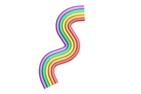 Wavy Rainbow Path