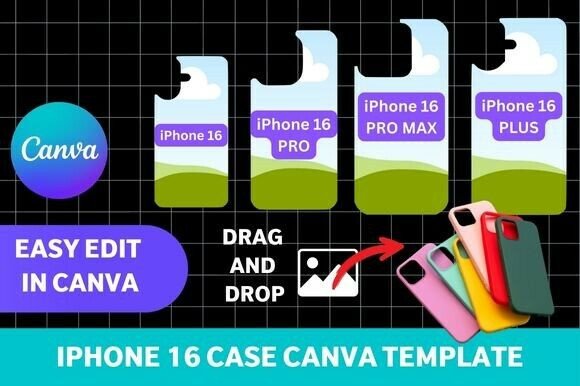 IPhone 16 Series Phone Case Templates