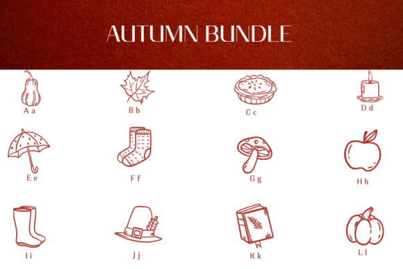 Autumn Bundle Font - Preview 1