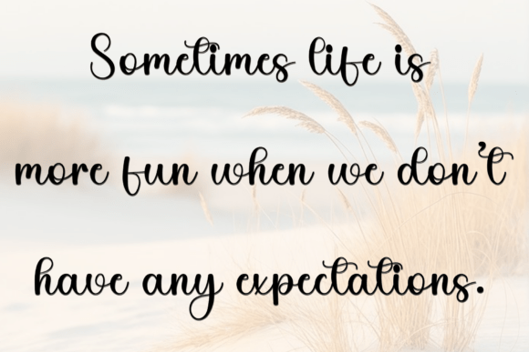 Autumn Birthday Font - Preview 3