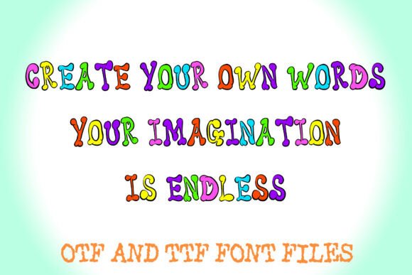 Bouncy Cartoon Doodle Font - Preview 2
