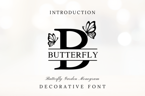 Butterfly Garden Monogram
