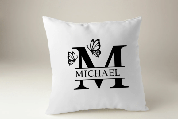 Butterfly Garden Monogram Font - Preview 1