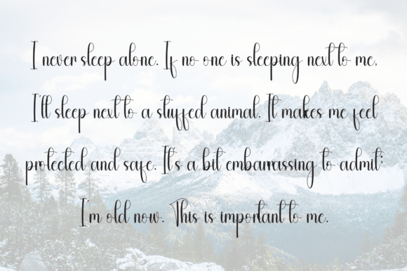 Camelia Font - Preview 5