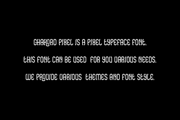 Chakord Pixel Font - Preview 4