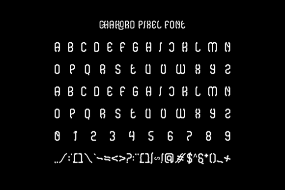 Chakord Pixel Font - Preview 5