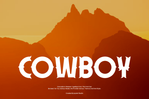 Conrod Font - Preview 1