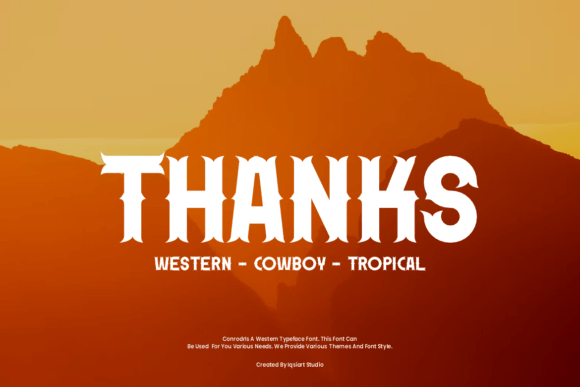 Conrod Font - Preview 4