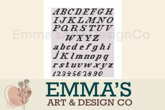 Cross Stitch Alphabet Pattern