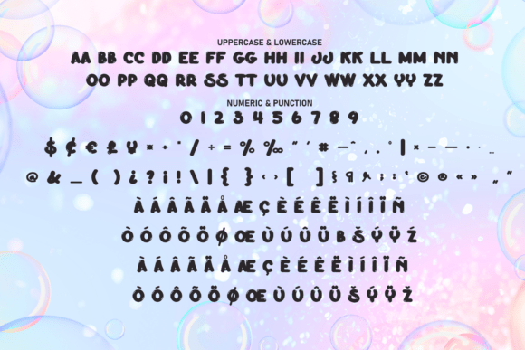 Disney Bubble Font - Preview 6