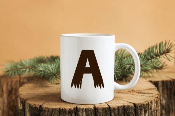 Halloween Ink Drops Font PNG with transparent background - Preview 4