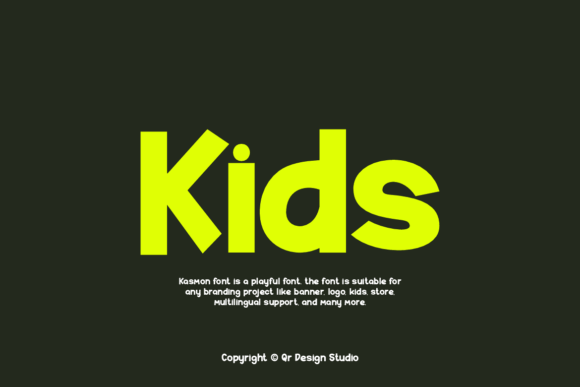 Kasmon Font PNG with transparent background - Preview 2