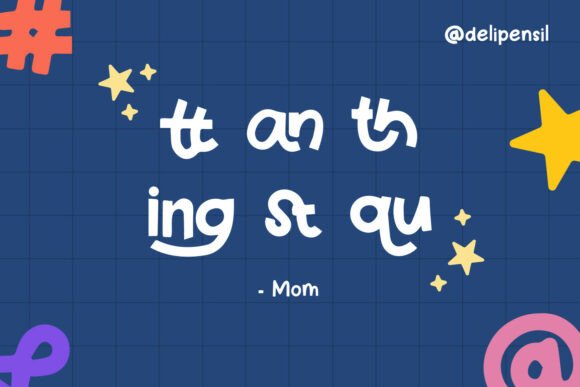 Kidzy Font PNG with transparent background - Preview 3