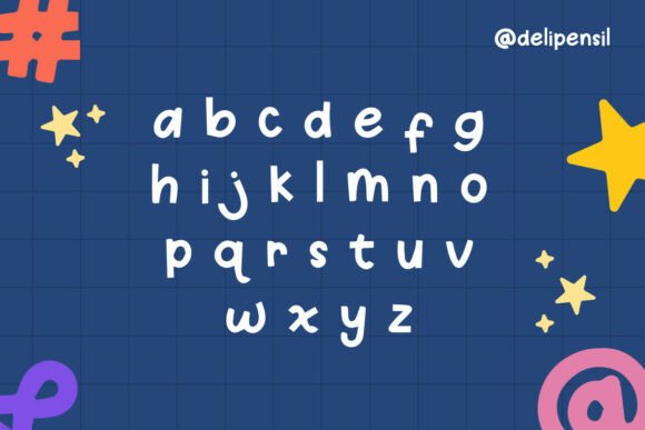 Kidzy Font PNG with transparent background - Preview 5