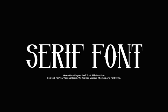 Maxrok Font PNG with transparent background - Preview 2