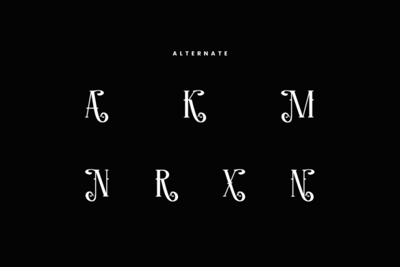 Maxrok Font PNG with transparent background - Preview 5