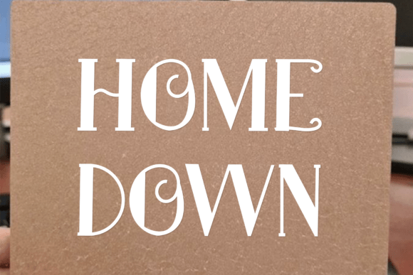 Modern Interior Font PNG with transparent background - Preview 4