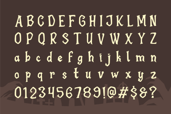 Phantom Shadow Font PNG with transparent background - Preview 1