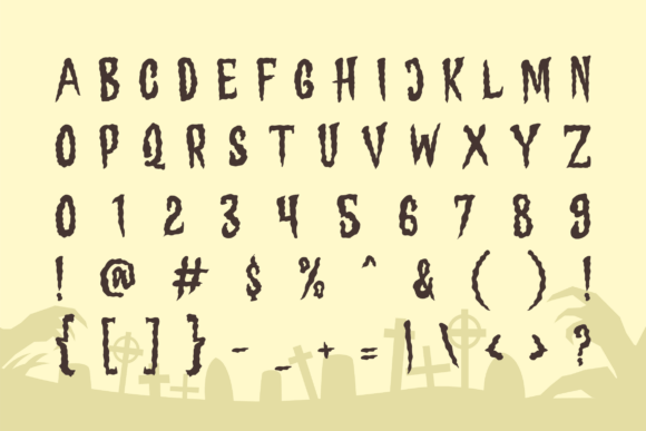 Phantom Shadow Font PNG with transparent background - Preview 2