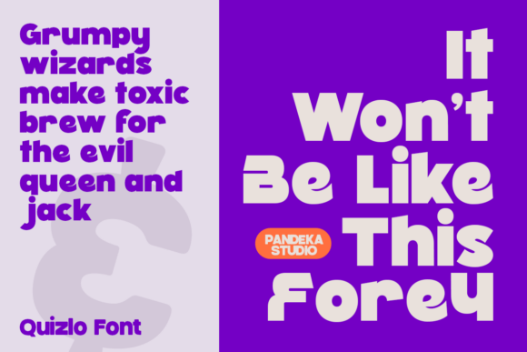 Quizlo Font PNG with transparent background - Preview 5