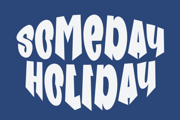 Retro Joker Font PNG with transparent background - Preview 3
