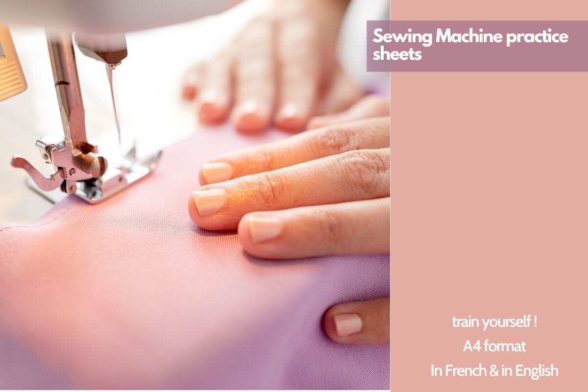 Sewing Machine Practice Sheets