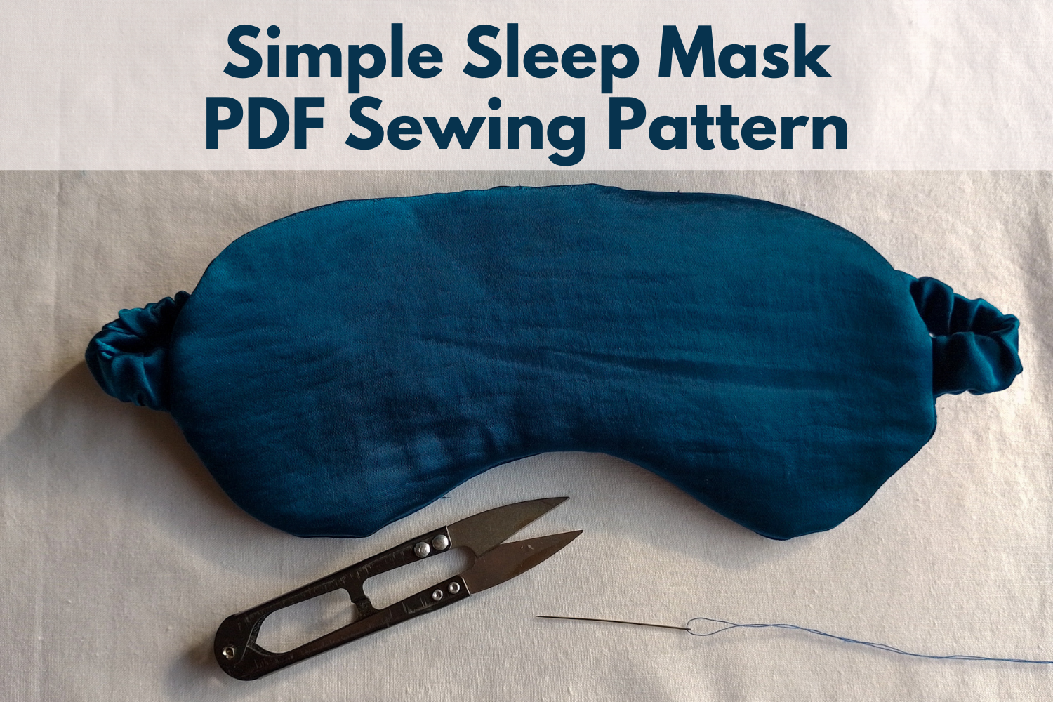 Simple Sleep Mask Sewing Pattern PDF