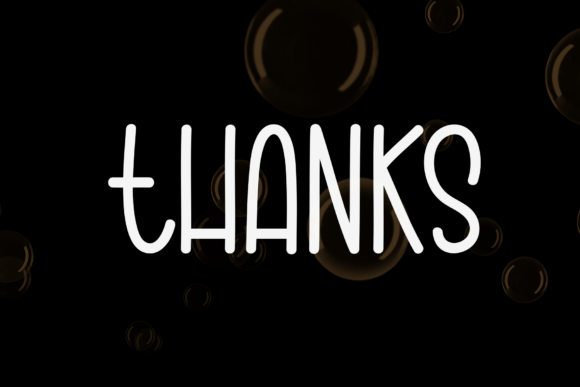 Black Bubble Font - Preview 6