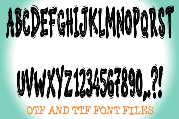 Bouncy Cartoon Font - Preview 1