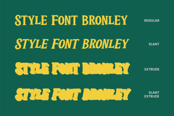 Bronley Font - Preview 2