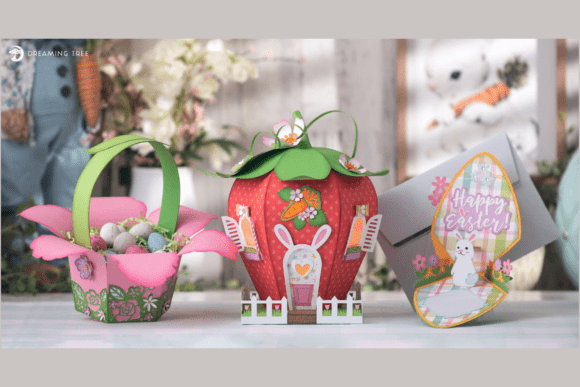 Easter 3D SVG Cut Files for Paper Crafts - Creative Fabrica