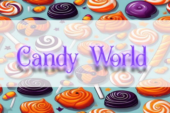 Candy World Font - Preview 1