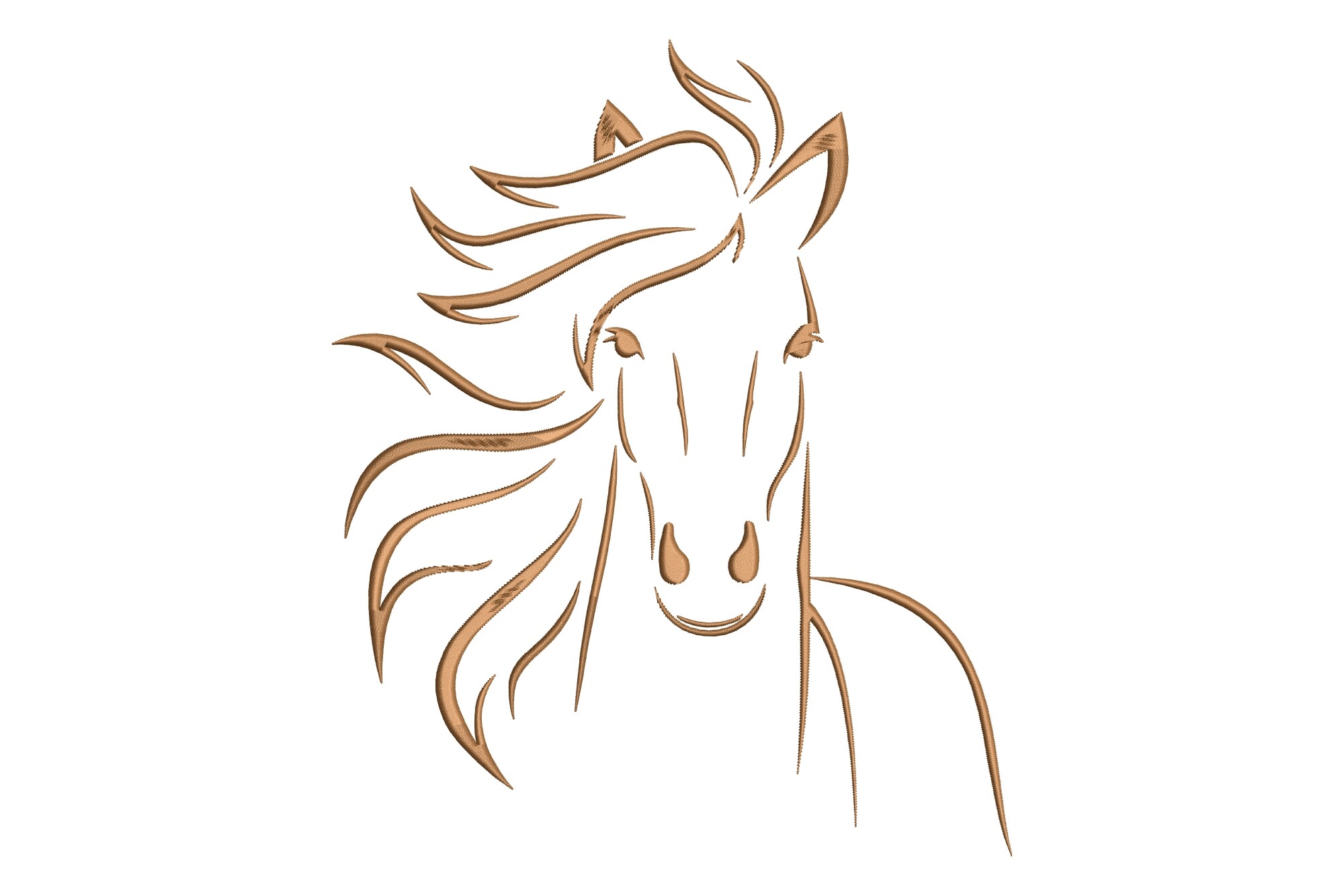 Cute Horse Outline