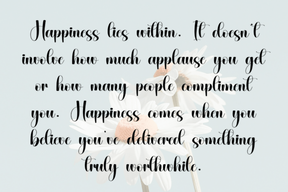 Daisy3 Font PNG with transparent background - Preview 4