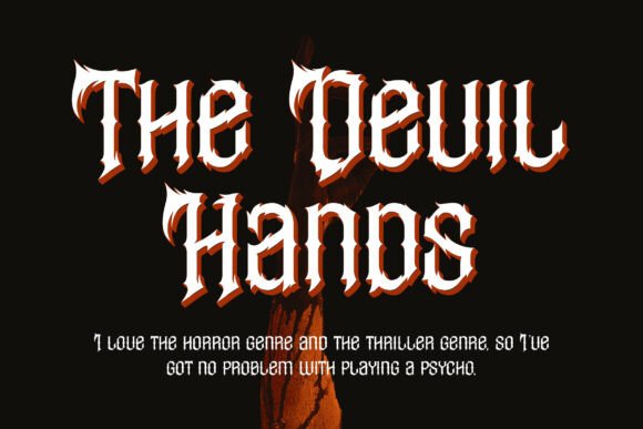 Devil Spirit Font - Preview 4
