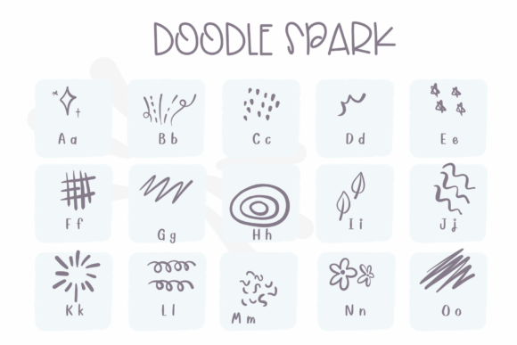 Doodle Spark Font - Preview 1