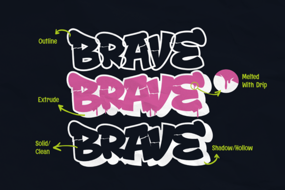 Dropshade Regular Font - Preview 1