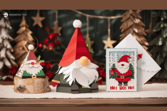Gnome Magic SVG Bundle Christmas 3D SVG Craft By Dreaming Tree