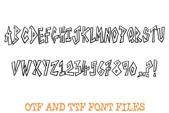 Graffiti Doodle Font - Preview 1