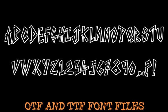 Graffiti Doodle Font - Preview 2